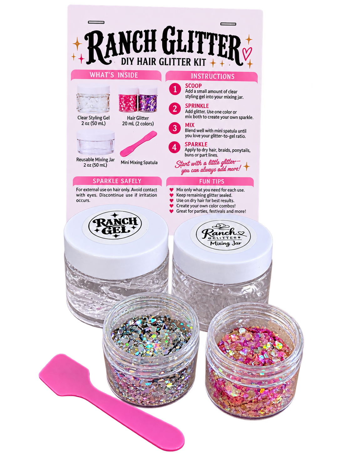 Ranch Glitter - DIY Hair Glitter Kit