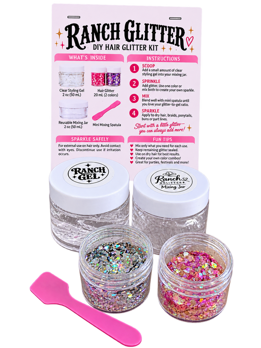 Ranch Glitter - DIY Hair Glitter Kit